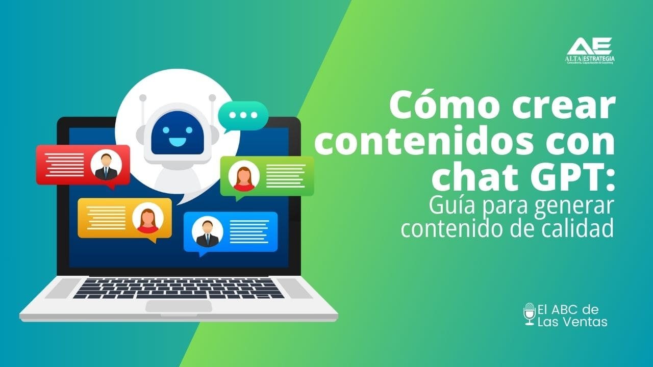 Cómo crear contenidos con chat GPT Guía para generar contenido de